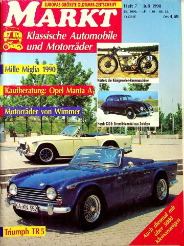 Deckblatt Oldtimer Markt (07/1990)